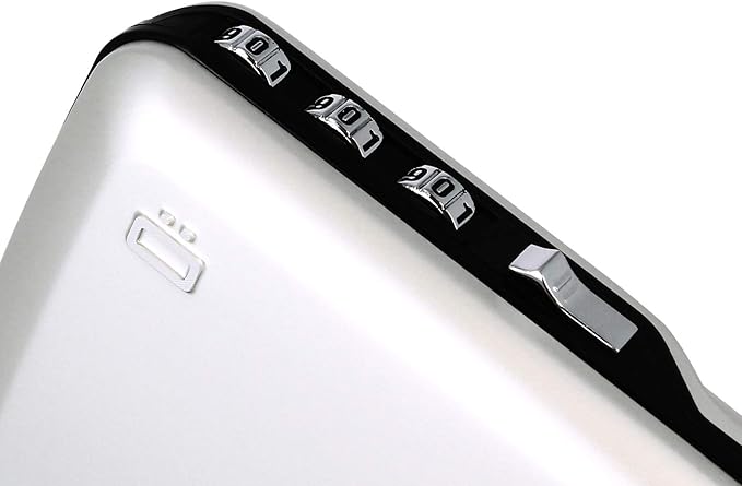 ÖGON -DESIGNS- Aluminum code wallet, lockable with a 3 digit code, RFID protection against fraud and demagnetization, secured card holder