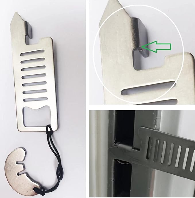 YnFag Portable Door Lock Home Security Door Locker Travel Lockdown Locks (Travel 2)