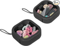 Hair Tie Organizer, Small Portable Hair Accessories Storage Can Be Stackable Or Hung On The Wall, Small Items Holder Hair Tie Organizer for Jewelry Hair Stuff Hair Clip Cotton Swab