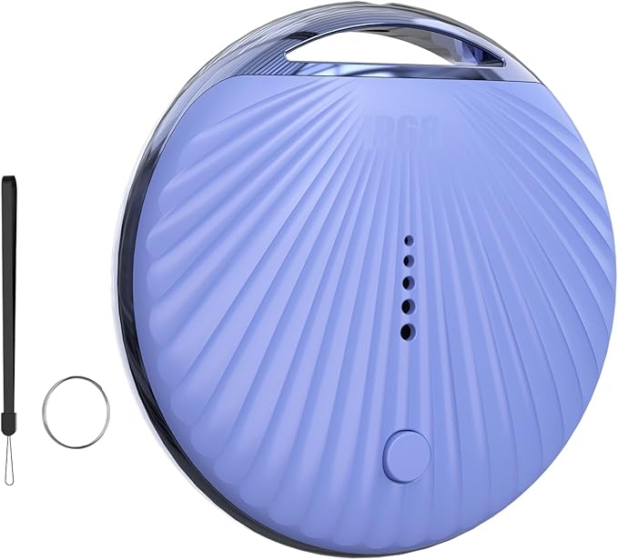 Air Tracker Tag, [MFi Certified] Smart Tag, Pet Bluetooth Tracker for Apple Find My, IP68 Waterproof,Replaceable Battery, Key Finder and Item Locator for Keys, Bags, Pets, Wallet-Blue