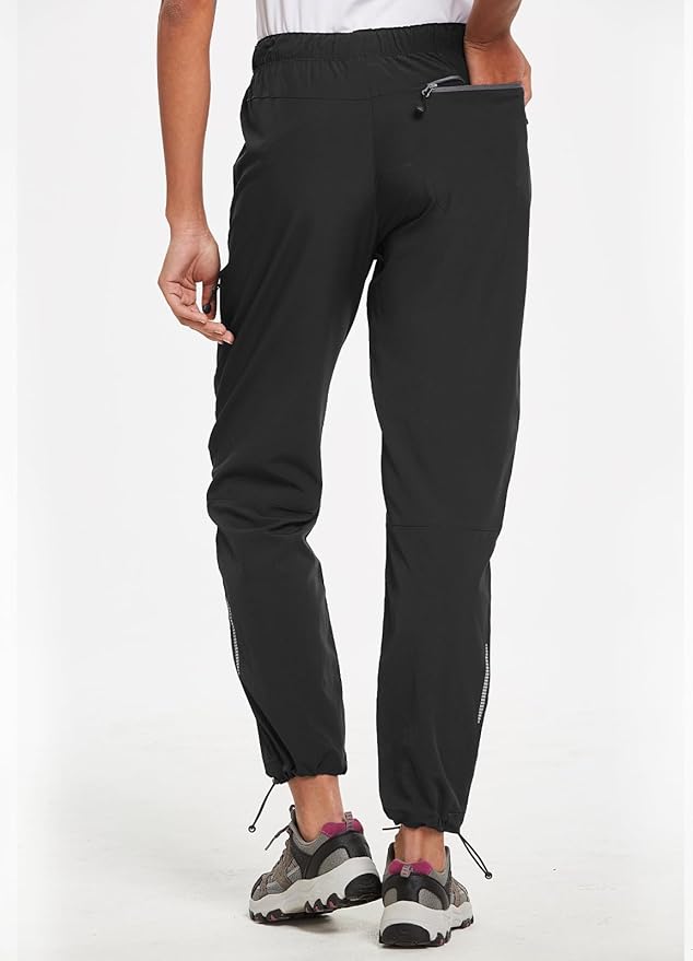 baleaf Women's Hiking Pants Quick Dry Lightweight Water Resistant Elastic Waist Cargo Pants for All Seasons