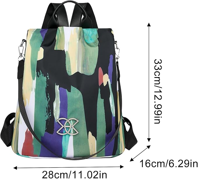 Anti-theft Large Capacity Backpack For Women, Lightweight Leisure Shoulder Bag, Cross Body Back Pack Bag, Multi-Purpose Rucksack Backpack With Adjustable Strap For School Work Commuting Traveling