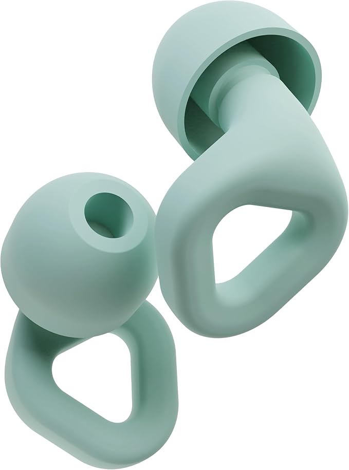 Zenz Unwind Ear Plugs for Sleeping Noise Reduction – Soft Silicone Reusable Earplugs for Sleep, Focus & Work – 28dB Noise Reduction with Storage Case – XS/S/M/L Eartips (Dew Mint, One Size)