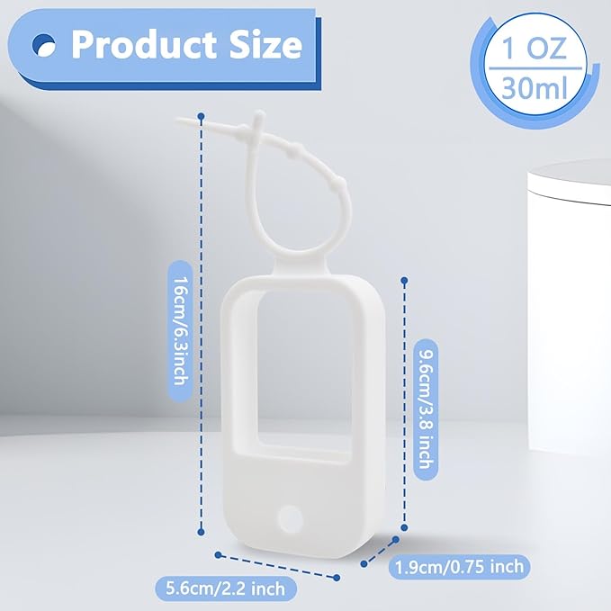 Silicone Case Compatible with Touchland Hand Sanitizer Spray (Fit for 1 FL OZ) Hand Sanitizer Holder Protective Case