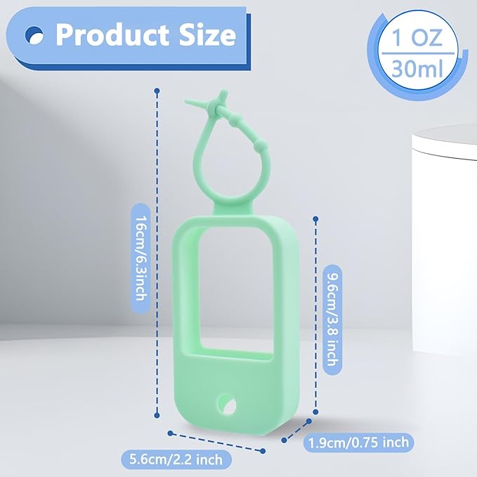Silicone Case Compatible with Touchland Hand Sanitizer Spray (Fit for 1 FL OZ) Hand Sanitizer Holder Protective Case