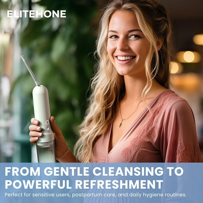 Portable Bidet for Travel - Rechargeable – USB-C Personal Hygiene Cleaner with Adjustable Water Pressure, 3 Modes, Compact & Lightweight for Home, Office & Outdoor Use, IPX7 Waterproof