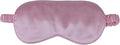 1 Pack Sleep Mask, Silk Eye Mask with Elastic Strap, Blindfold, Soft Silk Sleeping Mask for Girls, Women, Men (Pink)