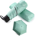 GAOYAING Small Mini Umbrella with Case Light Compact Design Perfect for Travel Lightweight Portable Parasol Outdoor Sun&Rain Umbrellas 34 Inches