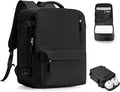VGCUB Travel Backpack for Women Men for Spirit Airlines Personal Item Bag 18x14x8 Inches Laptop College Waterproof Carry on Flight Approved Work Backpack Mochila de Viaje,Large Black