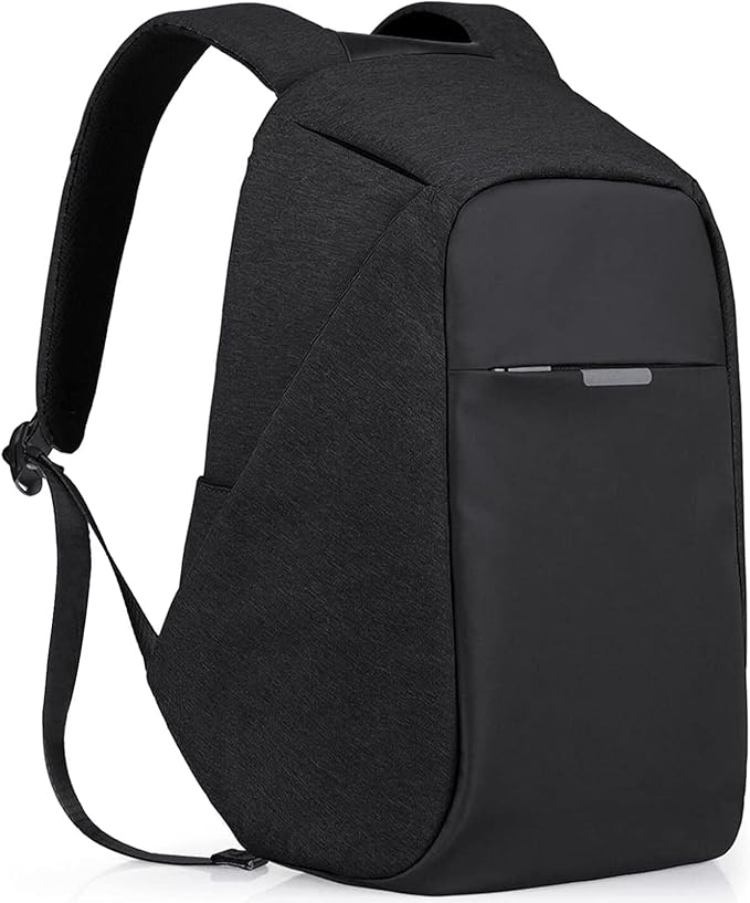 oscaurt Anti Theft Backpack 15.6 Inch Laptop Travel Backpack with Hidden Zipper and USB Charging Port Waterproof Business Computer Bag for Men & Women