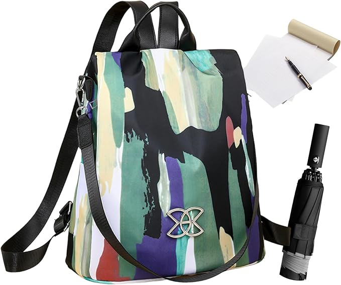 Anti-theft Large Capacity Backpack For Women, Lightweight Leisure Shoulder Bag, Cross Body Back Pack Bag, Multi-Purpose Rucksack Backpack With Adjustable Strap For School Work Commuting Traveling