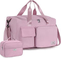 FIORETTO Women's Gym Duffle Bag with Shoes Compartment, 30L Capacity, Ideal for Travel, Gym, Sports, Duffel, Weekender