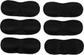 3D Contoured Sleep Mask 6pcs for Men and Women, Memory Foam Light-Blocking Eye Mask with Soft Edges for Airplane Travel and Deep Sleep, Ergonomic Blackout Eye Cover