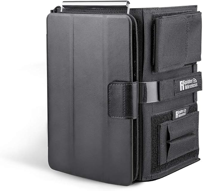 Pilot Kneeboard with Aluminum Clipboard. Compatible with 7.9 inch Apple iPad mini 3 and 4, Android Devices Similar in Size