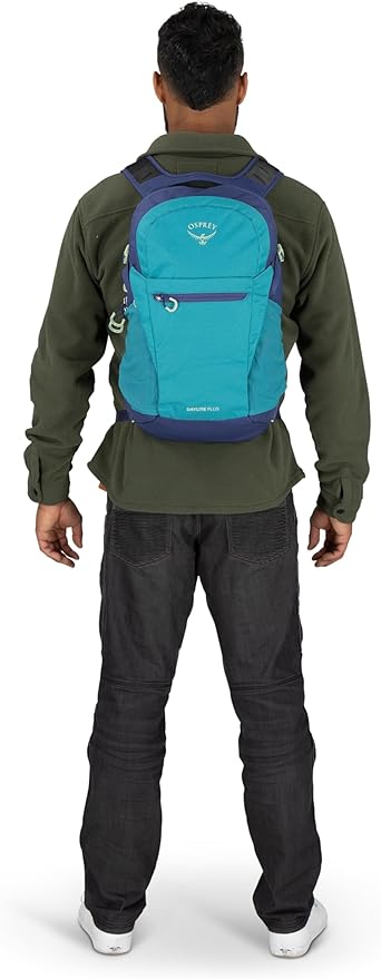 Osprey Daylite Plus Commuter Backpack – Lightweight, Everyday Pack with Laptop Sleeve and Water Bottle Pockets – Ideal for Work, School, and Travel with Versatile Storage Options, Tan Concrete