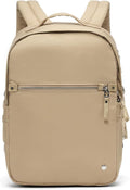 Pacsafe W 10L Anti Theft Backpack, Taupe