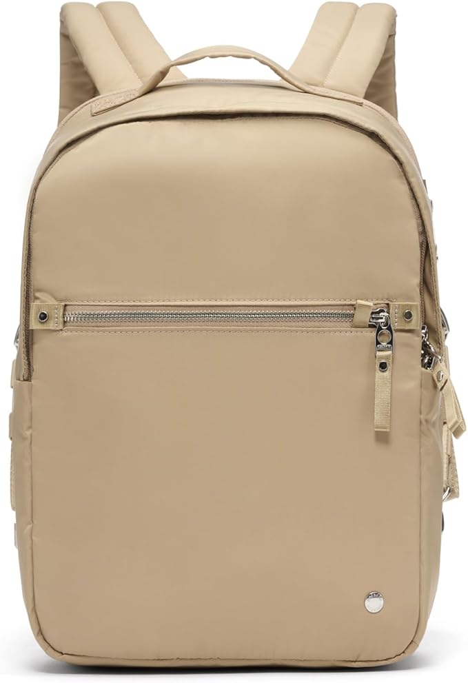 Pacsafe W 10L Anti Theft Backpack, Taupe