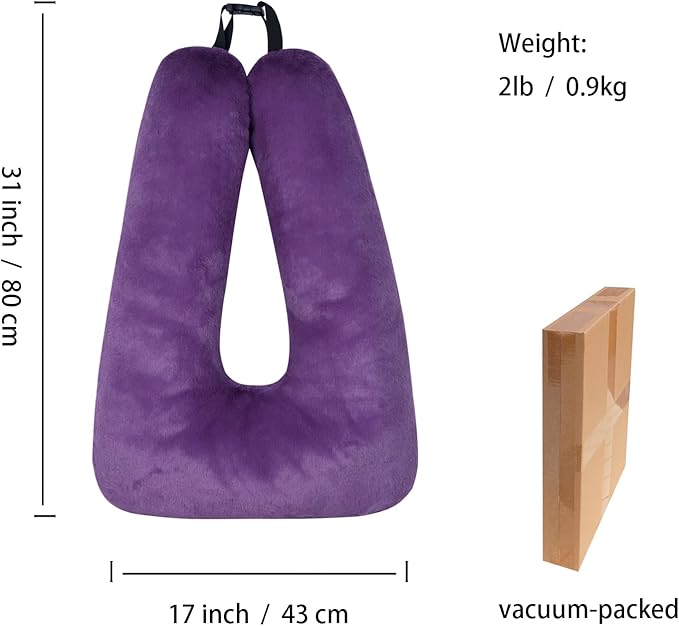 Atablyn Travel Pillows for Car Back Seat U Shaped Travel Pillow Cushion Car Pillow for Family Sleeping Airplane Adults and Children Head Neck and Body Support Long Distance Journey Accessories