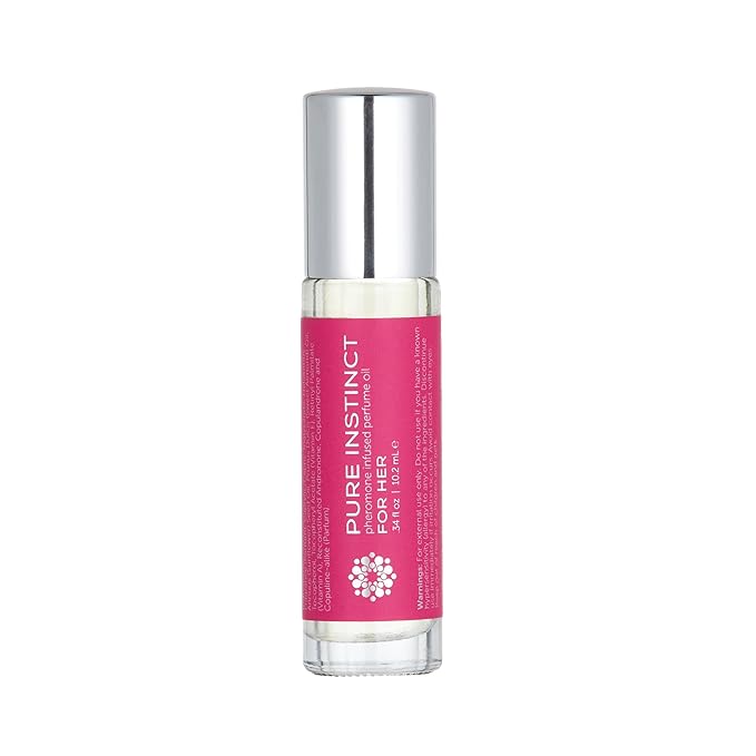 Pure Instinct Perfume with Pheromone Infused Essential Oil for Her - Roll on 10.2 ml | 0.34 Fl. Oz
