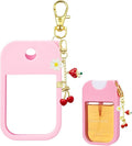 Hand Sanitizer Spray Case with Keychain, Durable Silicone Holder Compatible with Touchland Power Mist & Glow Mist (1 fl oz)