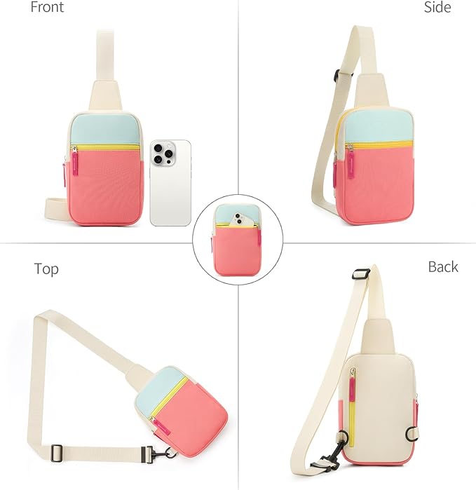 Mothers Day Gifts for Daughter, Birthday Graduation Gifts for 8 9 10 11 12 Year Old Teens Girls Her,Fanny Pack Sling Crossbody Bag Belt Bags Purse, Preppy Teen Girl Gift Trendy Stuff Travel Essentials