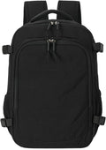 Travel Backpack For Women Men,Airline Approved Carry on Backpack,Casual Daypack for Business Travel Essentials (Black)