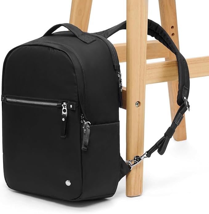 Pacsafe W 10L Anti Theft Backpack, Black