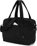 CLUCI Weekender Travel Bag for Women Puffer Tote Bag Carry On Duffle Overnight Bags with Shoe Compartment
