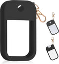 Silicone Case Compatible with Touchland Hand Sanitizer Spray, Protective Case for Spray 1FL. OZ (Black(1PCS))