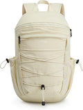 G4Free Hiking Backpack for Women Men 20L Lightweight Travel Backpacks Daypack Outdoor Daily Camping, Beige