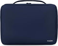 KAZAY Hanging Toiletry Bag with TSA Approved Detachable Pouch, Travel Toiletry Bag, Water Resistant, Premium Nylon, Travel Size Toiletries, Cosmetic Bag, Makeup Bag, Unisex (Navy)