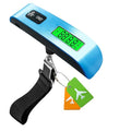 Luggage Scale, Portable Luggage Weight Scale with 2 Luggage Tags, LCD Weight Display and 4 Unit Switching Functions, 110lb Luggage Scale Travel Digital for Luggage, Travel,Backpacks, Handbags(Blue)