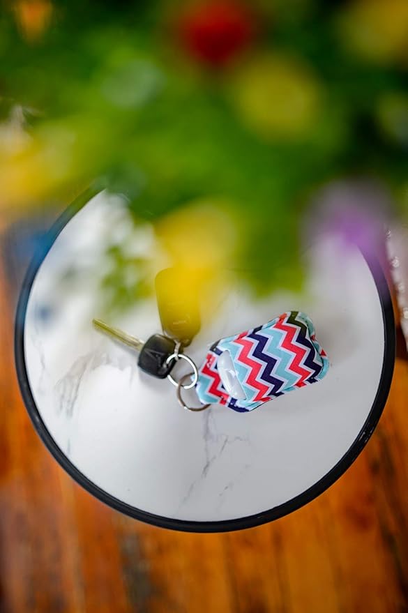 Daisy Lane Hand Sanitizer Holder for Backpack Kids Travel Size Baseball Softball Keychain