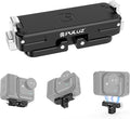 PULUZ Quick Release Mount for Insta360 GO Ultra,Magnetic Aluminum Alloy Foldable 2-Prong and 1/4 Thread Expansion Stand Fixed Holder Base Bracket for Insta360 GO Ultra Camera