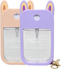 Silicone Case Compatible with Hand Sanitizer Spray, Protective Case with Keychain for Power Mist (Fit for 1 FL OZ), Hand Sanitizer Spray Accessory
