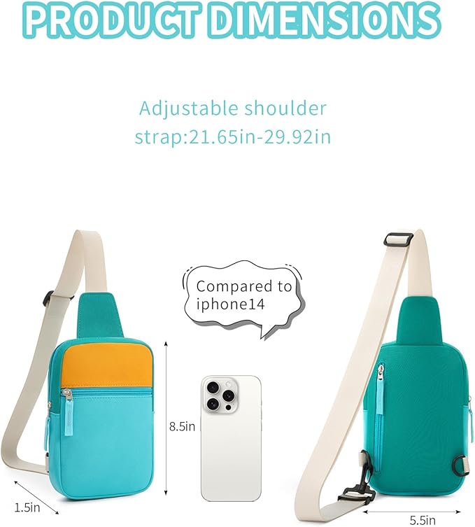 Mothers Day Gifts for Daughter, Birthday Graduation Gifts for 8 9 10 11 12 Year Old Teens Girls Her,Fanny Pack Sling Crossbody Bag Belt Bags Purse, Preppy Teen Girl Gift Trendy Stuff Travel Essentials