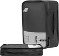 Reusable Compression Small Packing Cubes for Women Underclothes,Professional IP67 Vacuum Bags for Underwear,briefs,Socks etc.Packing Cubes for Suitcases Luggage for Travel Trip(12 inches,No Pump)