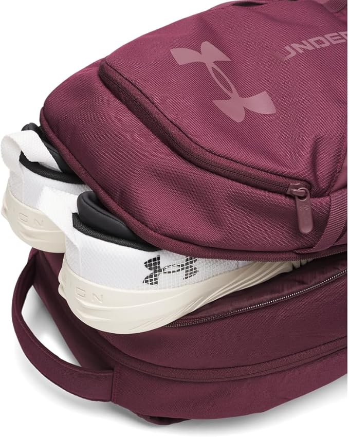 Under Armour Unisex Hustle 6.0 Backpack Dark Maroon/Dark Maroon One Size