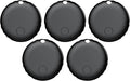 Tracker Tag, Smart Tag Works with Find My App (iOS 14.6 Above), Keys Finder and Item Locator for Luggage, Backpack, Suitcases and More, Replaceable Battery, IP67 Waterproof Tracking Tags-5 Pack(Black)