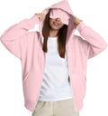 Zip Up Hoodie with Eye Mask Built In, Comfort Airplane Wearable Blanket Sweatshirt Men Women Sleep Clothes