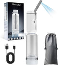 Portable Bidet for Travel, Rechargeable Travel Bidet Sprayer Fits Various Sizes of Water Bottles, Waterproof High Pressure Handheld Bidet for Women Men Personal Hygiene, Beige