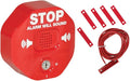 Safety Technology International, Inc. STI-6402 105 dB Exit Stopper® Multifunction Door Alarm for Double Doors with on/Off Switch and 9 Volt Battery, red