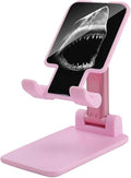 Black Shark Bite Portable Cell Phone Stand Foldable Desktop Phone Holder Adjustable Height Angle with Print Pattern