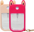 Silicone Case Compatible with Hand Sanitizer Spray, Protective Case with Keychain for Power Mist (Fit for 1 FL OZ), Hand Sanitizer Spray Accessory
