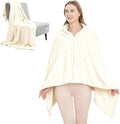 SNZ Wearable Blanket for Womens and Mens, Comfy Flannel Poncho, Snuggie Warm Shawl Wraps for Women, Birthday Gift Ideas