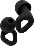Zenz Unwind Ear Plugs for Sleeping Noise Reduction - Comfy Reusable Soft Silicone Earplugs for Focus, Study, Work - 8 Pair Eartips in XS/S/M/L - 27dB Hearing Protection with Storage Case - Onyx Black