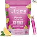 Ultima Replenisher Daily Electrolyte Powder – Pink Lemonade, 20 Stickpacks – Zero Sugar Hydration Packets with 6 Electrolytes and Minerals – Sugar Free, Plant Based & Keto Friendly Drink Mix