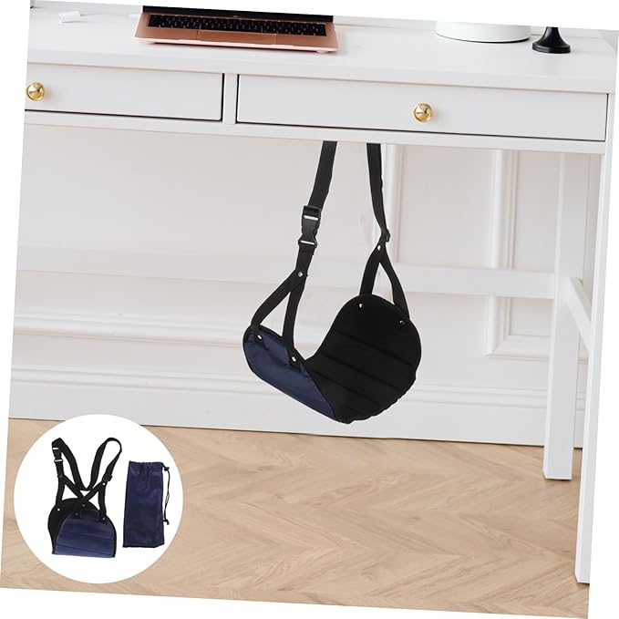 Airplane Travel Footrest Foot Hammock for Plane Compact and Lightweight for Long Flights Train Trips Office Home Breathable