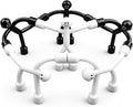 Magnetic Travel Toys for Kids, Magnetic People Figures Fidget Toys Airplane Car Travel Activities Essential, Sensory Toys for ADHD Autism,Desk Toys for Adults Teens Black 6PC