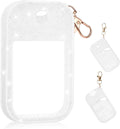 Silicone Case Compatible with Touchland Hand Sanitizer Spray, Protective Case for Spray 1FL. OZ (Sparkling White(1PCS))